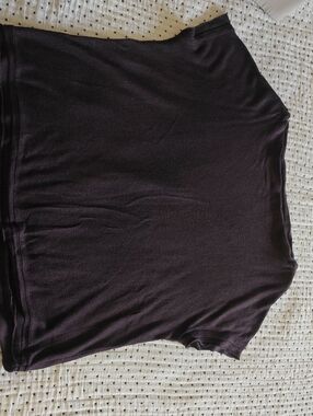 Iris Setlakwe Short Sleeve Tee in Deep Purple